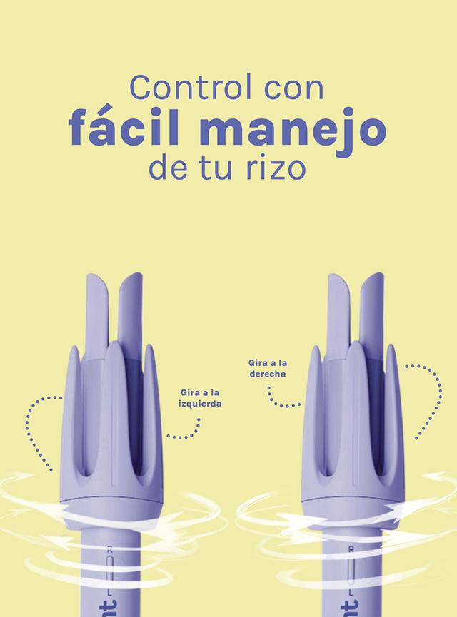 Rizador para cabello Automático Antienredos Mint